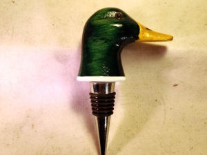 Mallard Wine Stopper